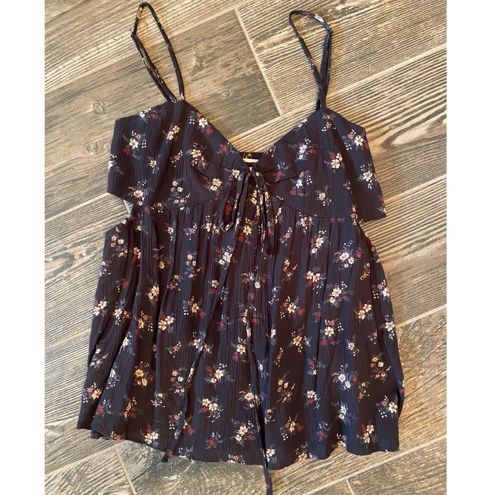 Floral spaghetti strap top